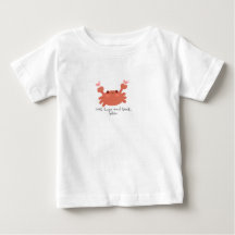 T-shirts mignon crabe 