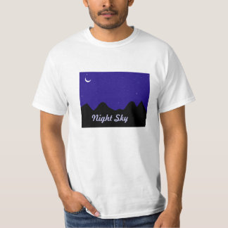 T - Shirts mit dem Nachthimmel gedruckt
