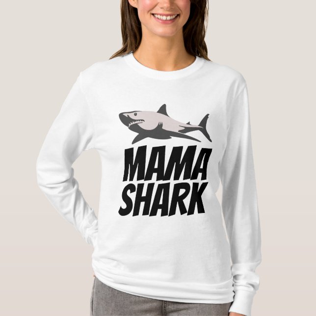 T-shirts MOM SHARK (Devant)