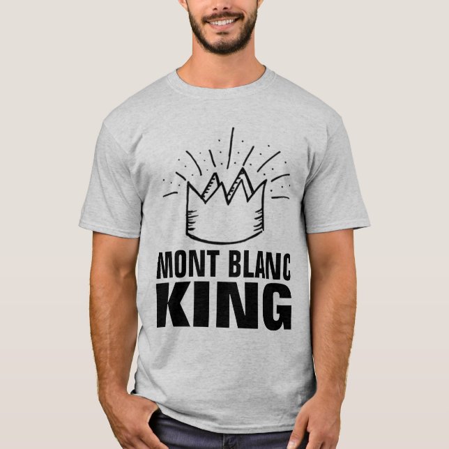 T-SHIRTS MONT BLANC KING (Devant)