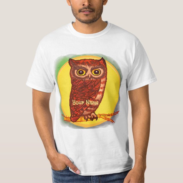 T-shirts Moon Owl (Devant)