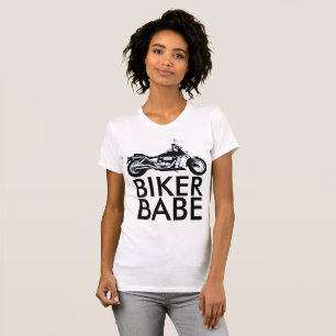 T-shirts moto pour dames, BIKER BABE