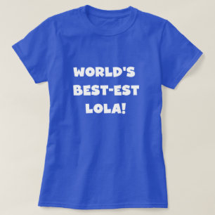 T-shirts noir et blanc du Meilleur-est Lola du