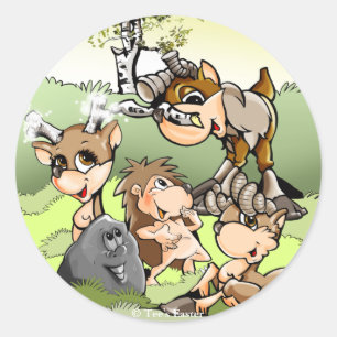 T-Shirts Osterkleber Runder Aufkleber