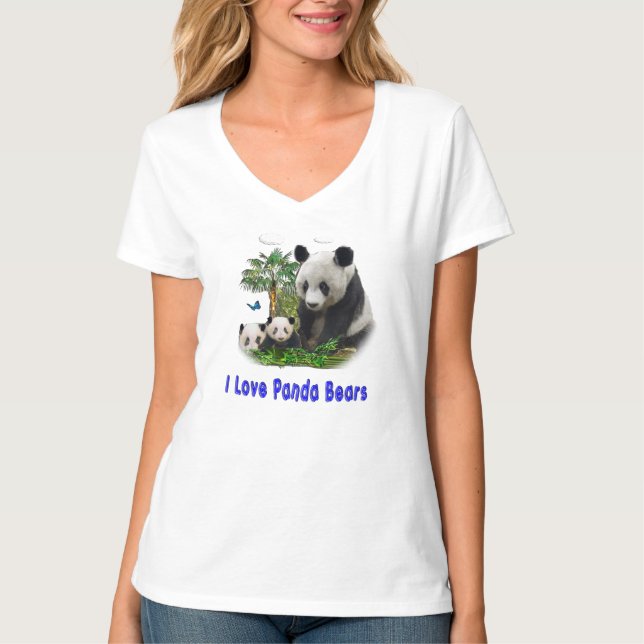 T-shirts Panda Bear (Devant)