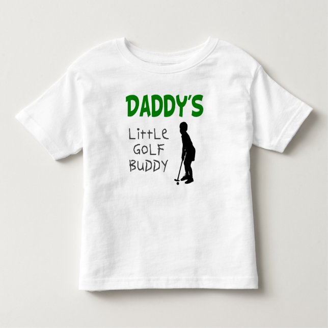 T-shirts papa's Little Golf Buddy (Devant)