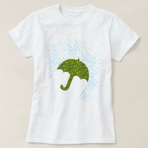 T-shirts Peacock Umbrella Fête des mariées
