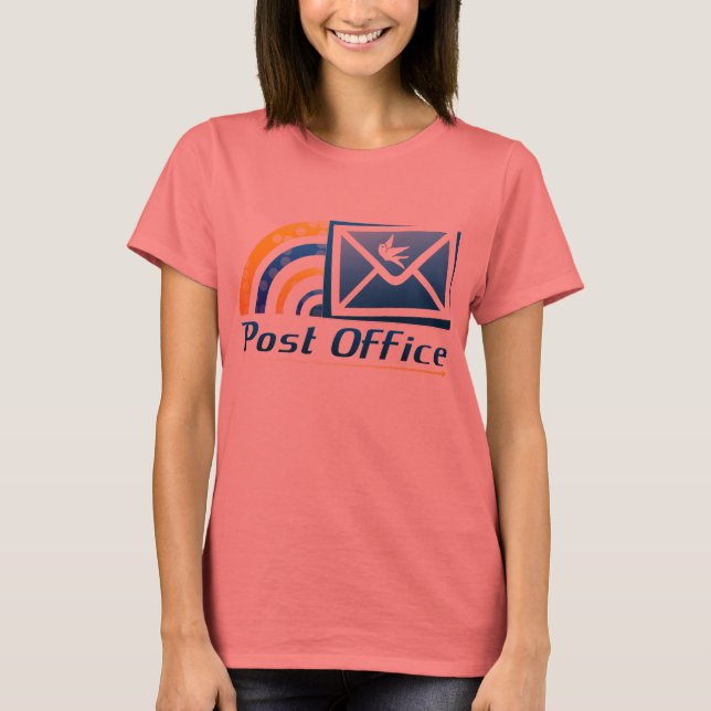 T-Shirts personnalisés du bureau de poste pour fem (Devant)
