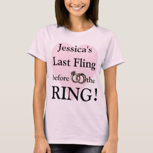 T-shirts personnalisés du parti Bachelorette