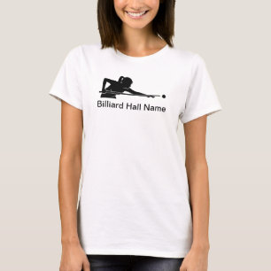 T-shirts personnalisés pour dames de salle de bill