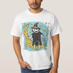 T-shirts personnalisés Sock Monkey Witch