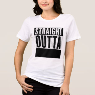 T-shirts personnalisés STRAIGHT OUTTA, Personnalis