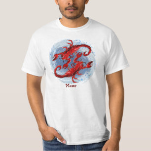 T-shirts personnalisés Yin Yang Scorpion