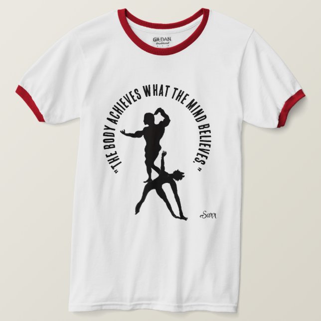 T-Shirts : Positive Einstellung  (Design vorne)