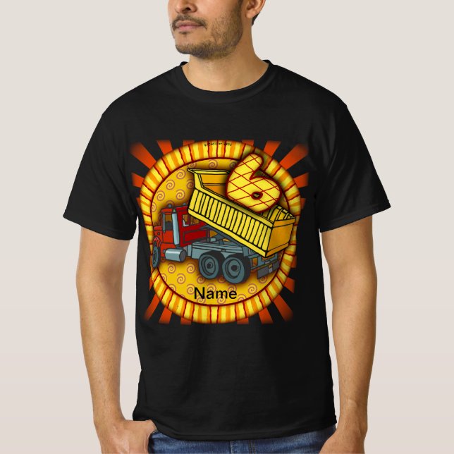 T-shirts pour camions à vidange 6 ans (Devant)