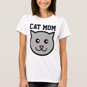 T-shirts pour dames CAT MOM