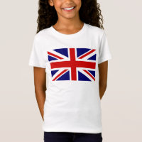 T-shirts pour enfants avec drapeau Union Jack brit