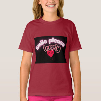 T-shirts pour enfants avec graphique de cœur migno