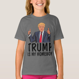 T-shirts pour enfants DONALD TRUMP, MON HOMEBOY