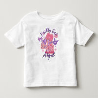 T-shirts pour enfants du quatrième anniversaire Cu