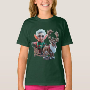 T-shirts pour enfants ELF et Reindeer
