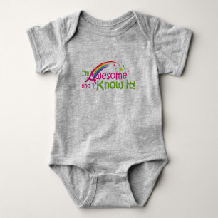 T-shirts pour enfants géniaux et je le sais