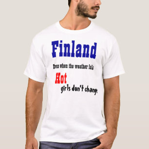 T-shirts pour filles chaudes en Finlande