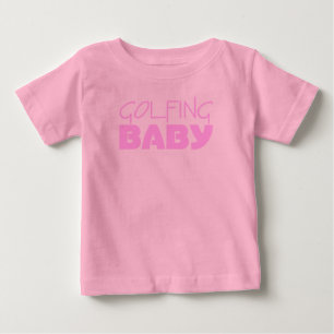 T-shirts pour filles pour bébés de golf ou une piè