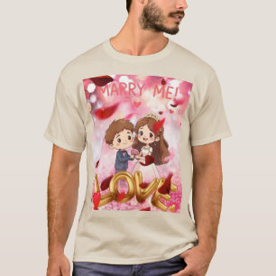 T-shirts pour hommes épousez-moi