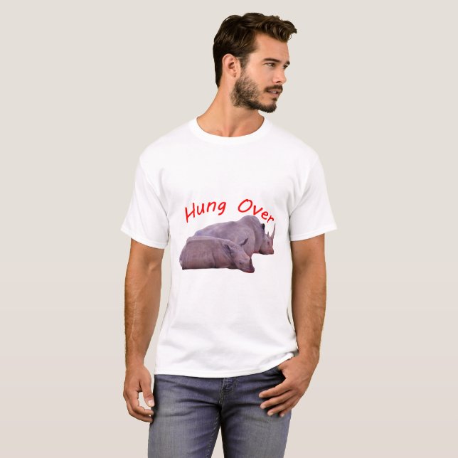 T-shirts pour hommes Hangover (Devant entier)