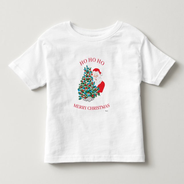 T-shirts pour jeunes enfants / PÈRE NOËL HO HO HO  (Devant)