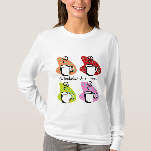 T-shirts pour les amateurs de café (Devant)