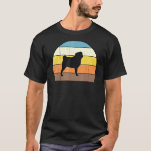 T-shirts Rétro Cool Pugs Coucher de soleil Super