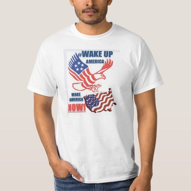 T-shirts RÉVEILLEZ AMÉRIQUE - AMÉRIQUE de SILLAGE (Devant)