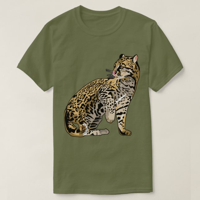 T-shirts sauvages de la vie de chat sauvage (Design devant)
