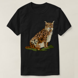 T-shirts sauvages de la vie de chat sauvage de