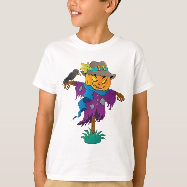 t-shirts scarecrow halloween (Devant)