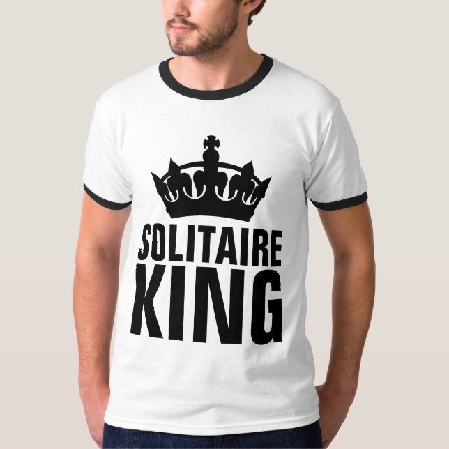 T-shirts SOLITAIRE KING (Devant)
