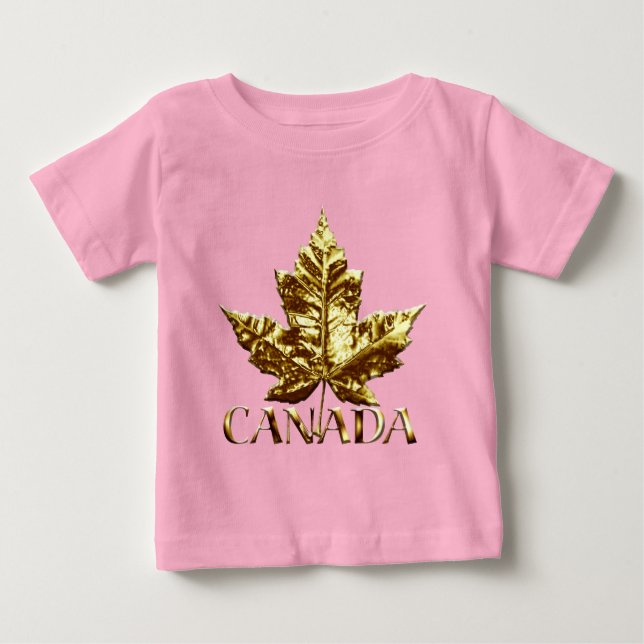 T-shirts Souvenir Gold Canada Baby Shirts Canada (Devant)