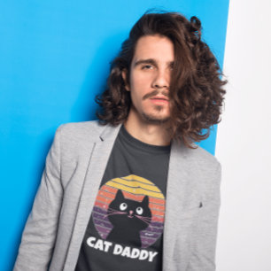 T-shirts STYLE RETRO VINTAGE CAT DADDY