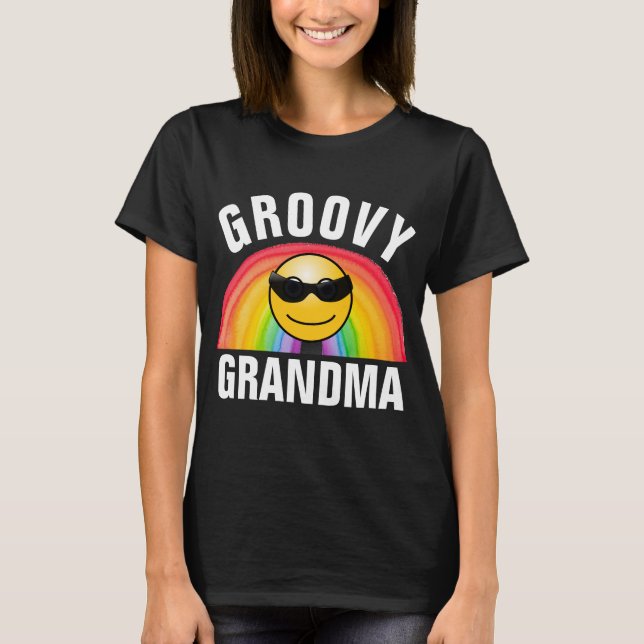 T-SHIRTS super GRANDMA RAINBOW (Devant)