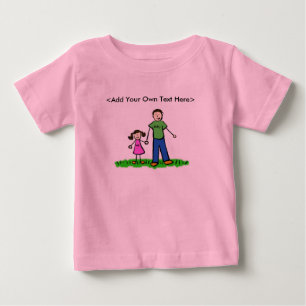 T-shirts sur mesure pour la fille de papa (famille
