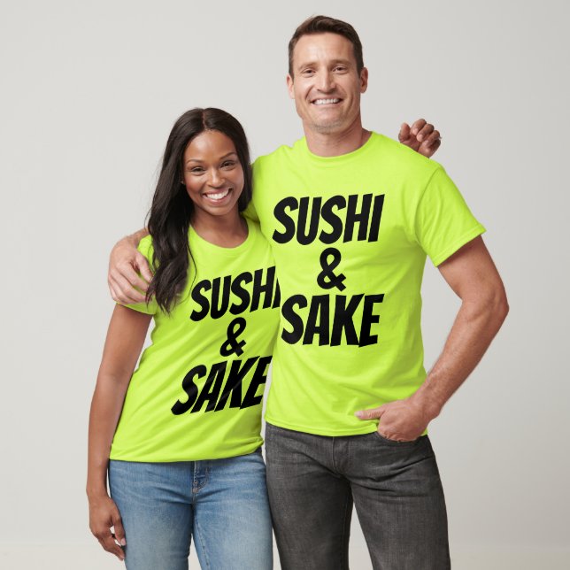 T-shirts SUSHI & SAKE (Unisexe)
