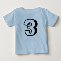 T-shirts Toddler 3e anniversaire Age 3 ans