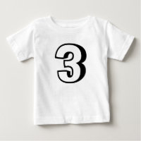 T-shirts Toddler 3e anniversaire Age 3 ans