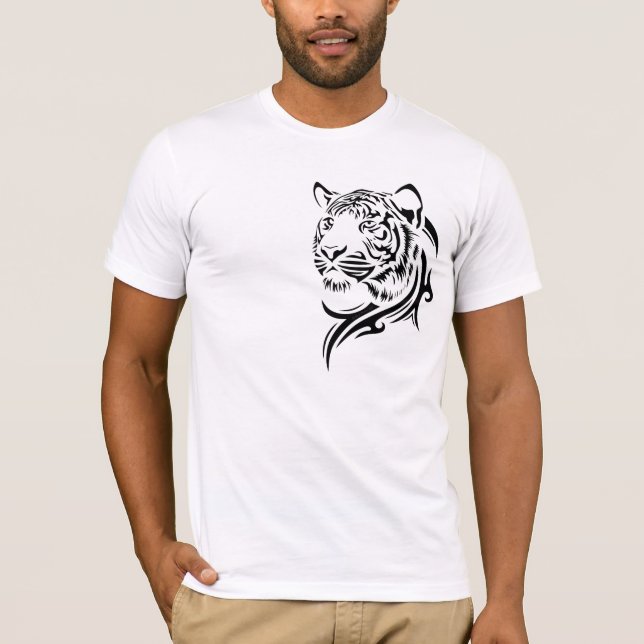 T-shirts tribal de tigre (1) (Devant)