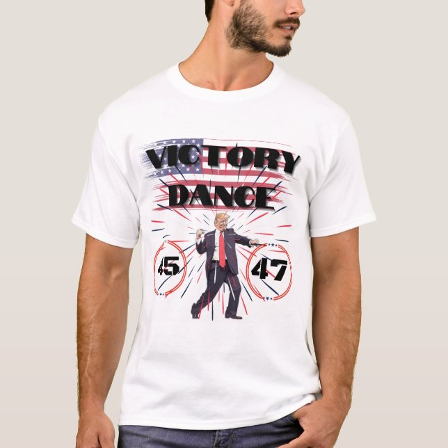 T-shirts Trump Victory Dance (Devant)