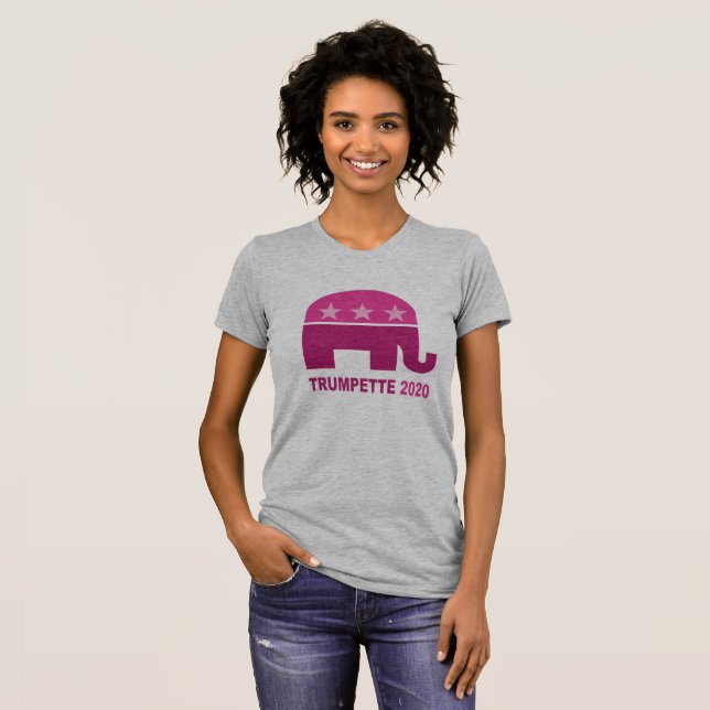 T-shirts Trumpette Cutie Pro-Trump Kids (Devant entier)