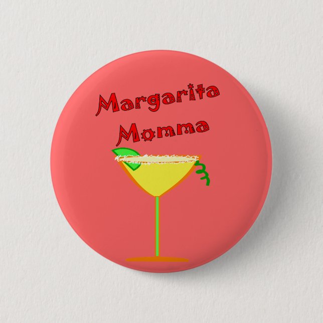 T - Shirts u. Geschenke Margarita MOMMA Button (Vorderseite)