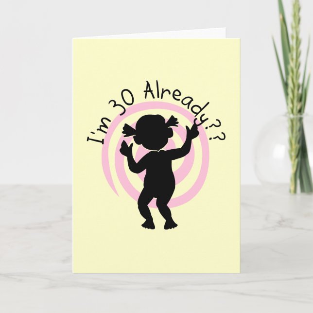 T - Shirts und Geschenke der Zeit-Verzerrungs-30 Karte (Vorderseite)